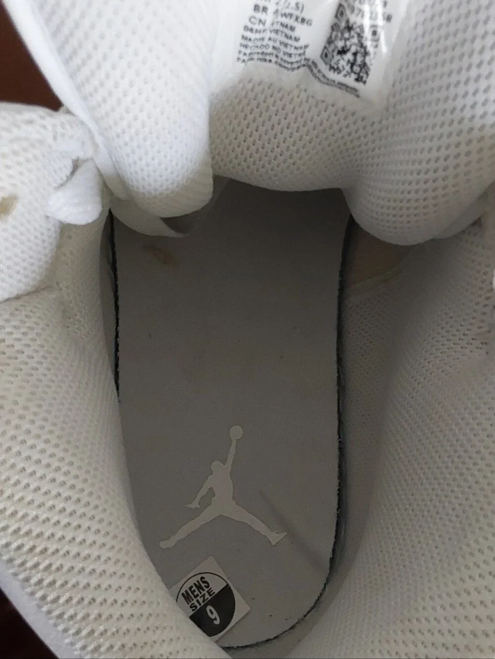 Nike Air Jordan Tripple White High Top Men's Sneakers -554724-136